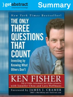 cover image of The Only Three Questions That Count (Summary)